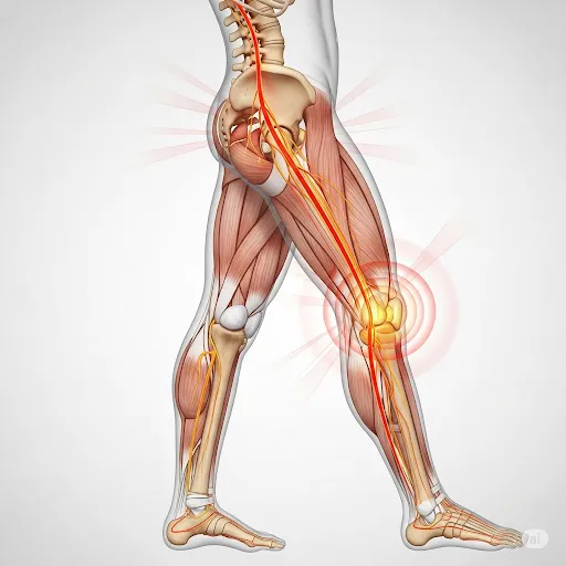 Đường đi của cơn đau dọc theo dây thần kinh tọa