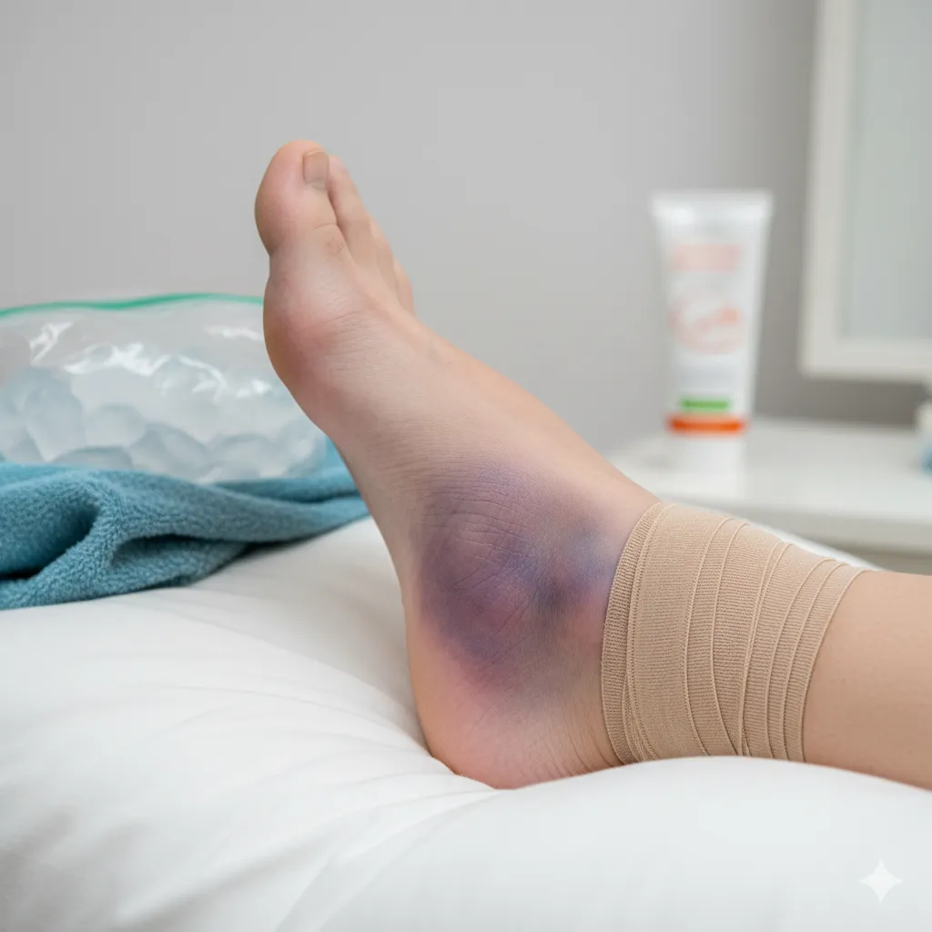 Sưng bầm bong gân các cấp độ
