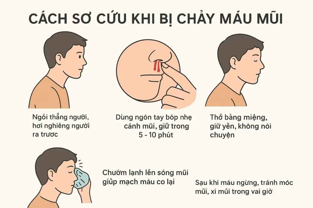 Phòng ngừa chảy máu mũi bằng chế độ ăn