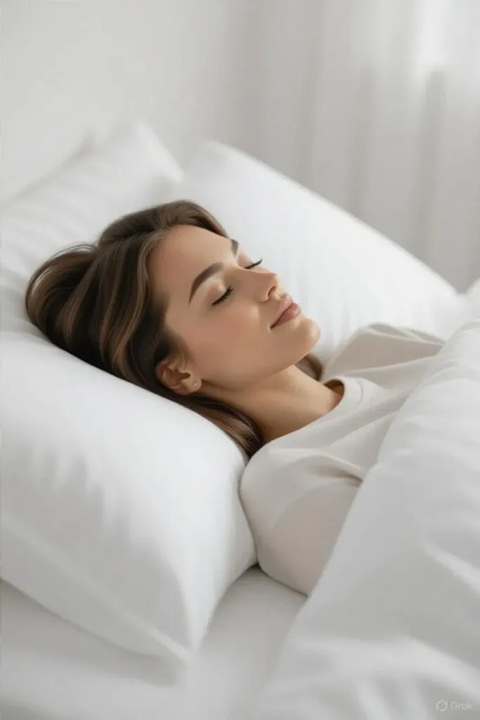 Ngủ đúng tư thế phòng thoái hóa cột sống cổ